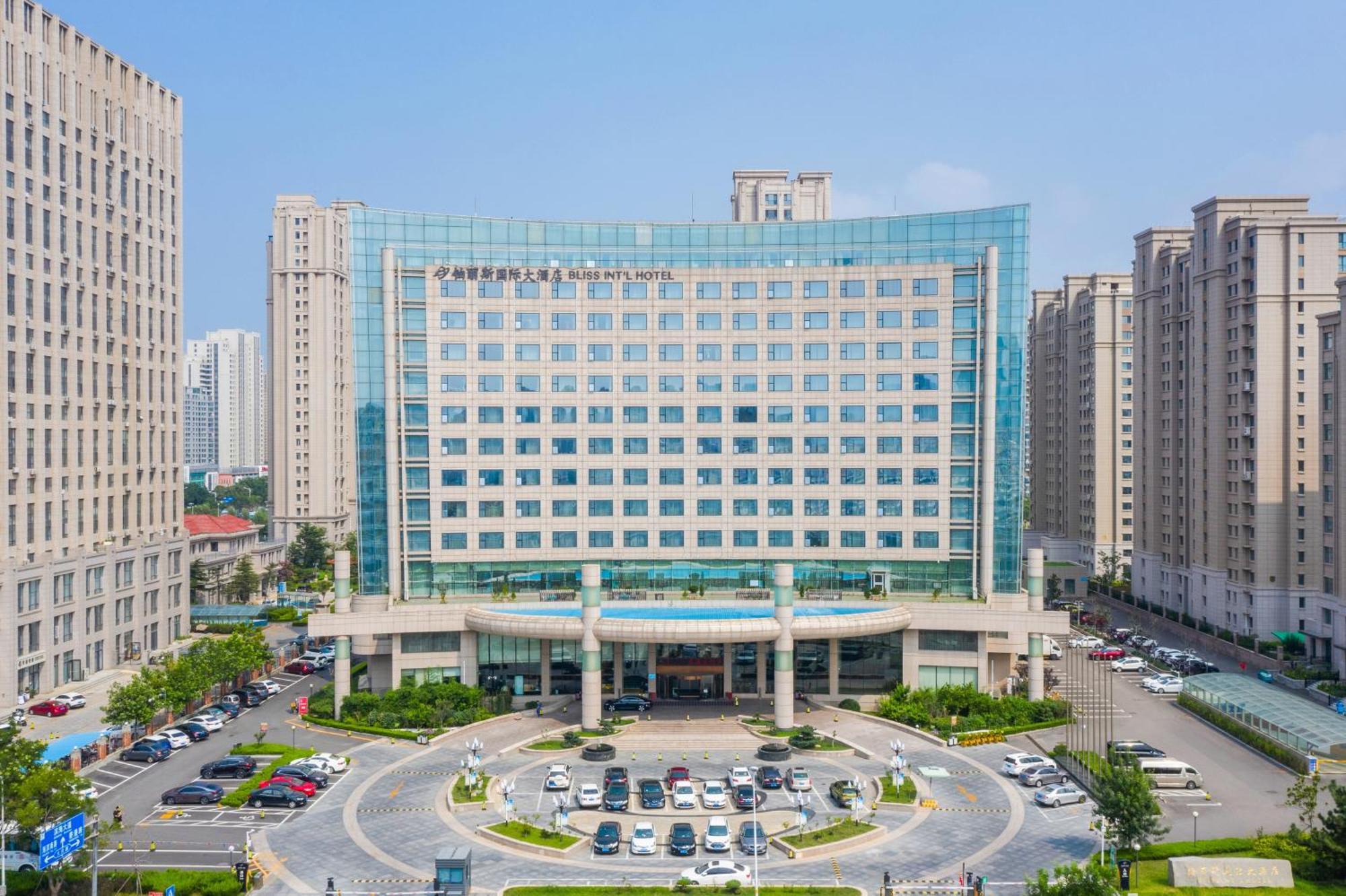 Bliss International Hotel Weihai Exterior foto