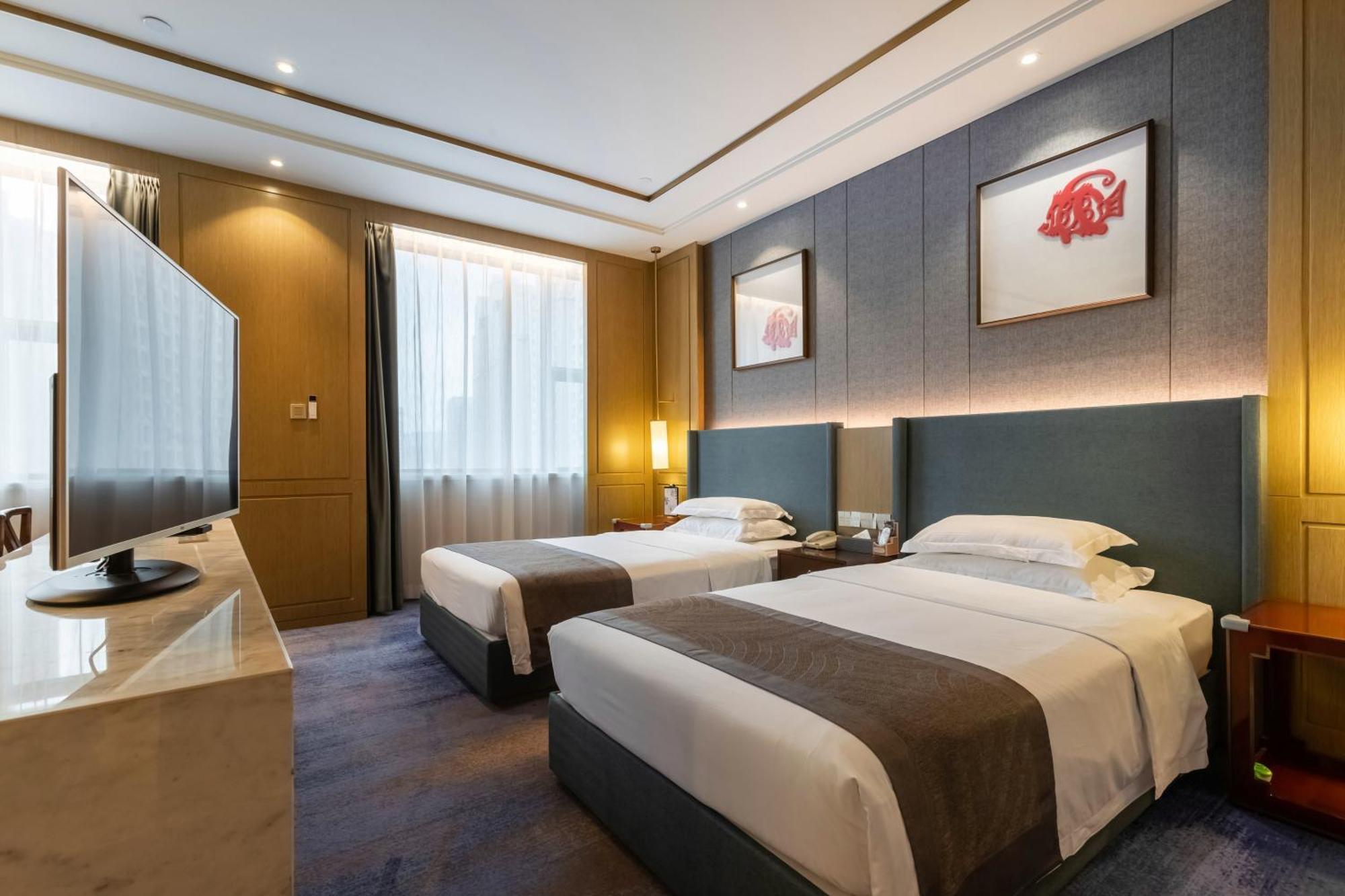 Bliss International Hotel Weihai Exterior foto